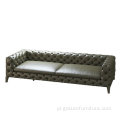 Windsor Three -Seater Sofa Sofa Tufted Chesterfield Couch